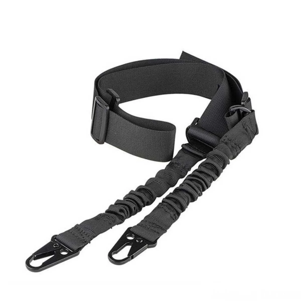 Tactical Çift Nokta Askı Kayışı Siyah