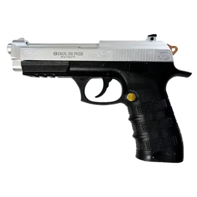 EKOL S P92 B Polimer Beyaz Altın Havalı Tab Blwbck