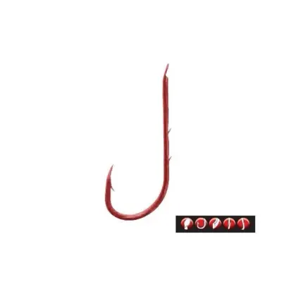 T.D. GAMAKATSU BKS-5260R Red Worm İğne Takımı 45 cm #6