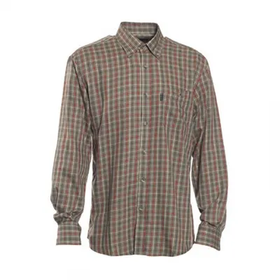 T. DEERHUNTER Waylon 499 Red Kareli  Uzun Kol Gömlek 41/42