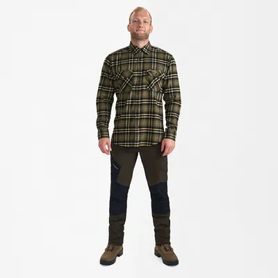 DEERHUNTER Carson Yeşil Kareli Gömlek 39/40