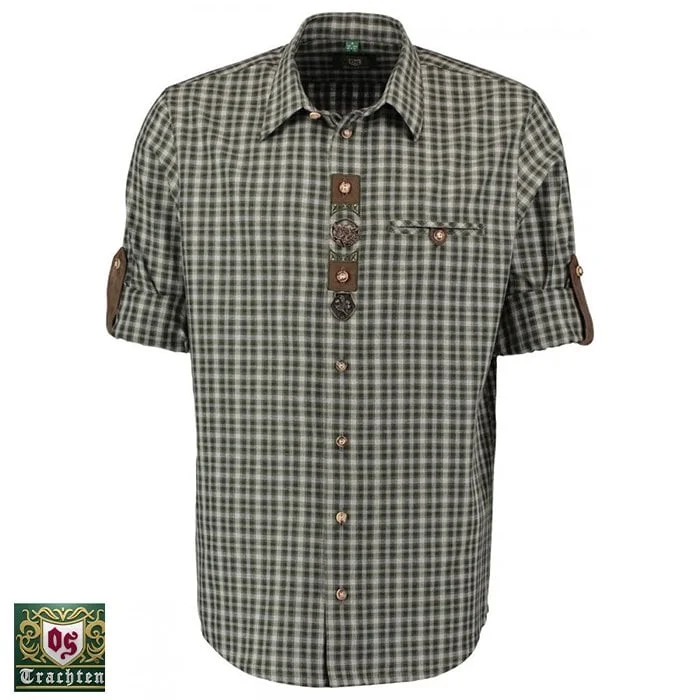 T. OS-Trachten Kareli Regular Fit Erkek Gömlek 43/44