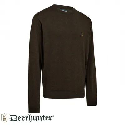 DEERHUNTER Harrington Kahverengi Yuvarlak Yaka Kazak L