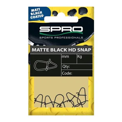 SPRO Matte Siyah HD #4.5mm Klips
