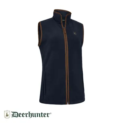 DEERHUNTER Lady Cumbria Koyu Mavi Polar Yelek 38