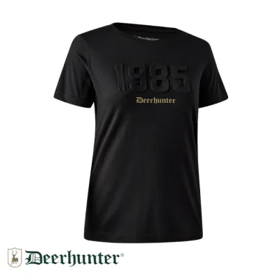 DEERHUNTER Lady Jubilee Siyah Tişört 36