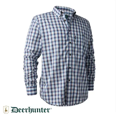 DEERHUNTER Jeff Shirt 78179 Mavi Kareli Gömlek 41