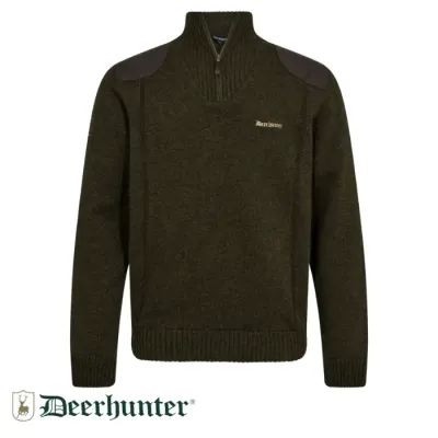 DEERHUNTER Finley Yarım Fermuarlı Kazak L