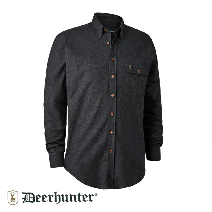 DEERHUNTER Liam Siyah Gömlek 43/44