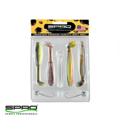 SPRO Ready 4 Fish Silikon Yem & Jig Head Seti 4
